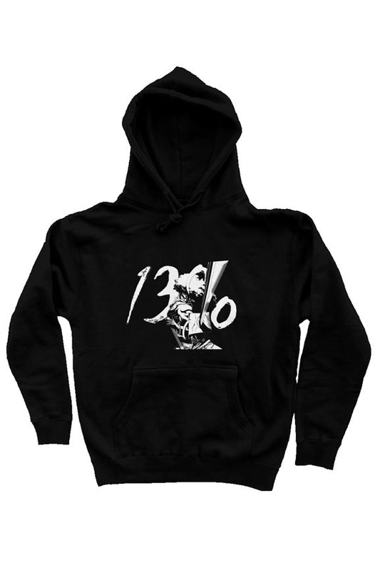 3D 13% Afro Samurai pullover hoodie